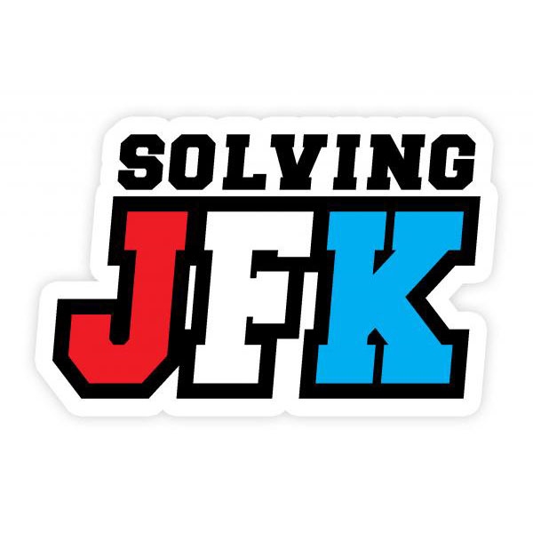 Solving JFK Sticker